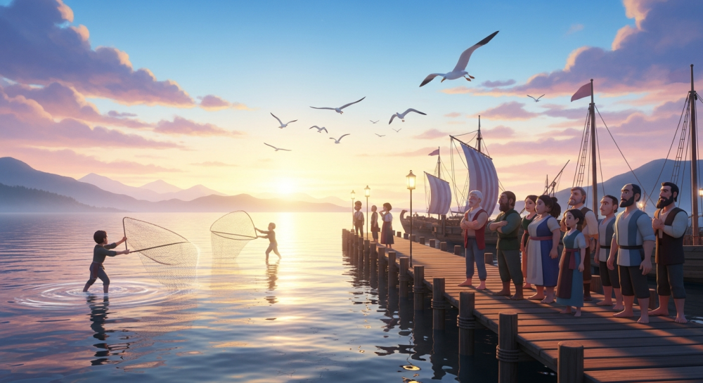 L'appel à servir le Seigneur et à jeter les filets