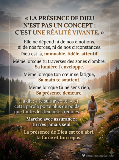 La présence de Dieu 