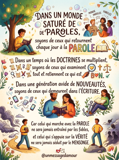 Comme les Béréens dans un temps de confusion !