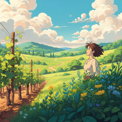 Une femme qui a une vision