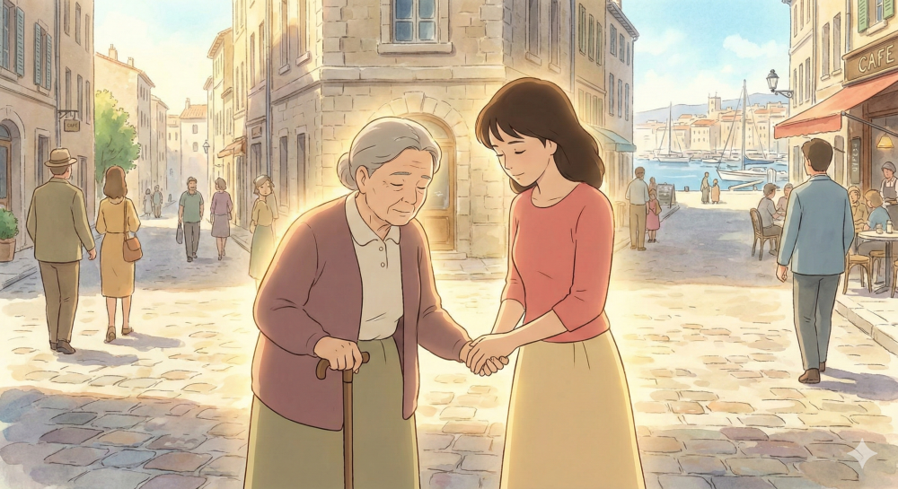 Guérie instantanément dans la rue !