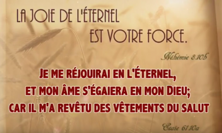 La joie de servir !